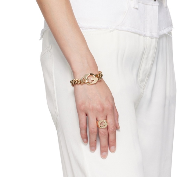Givenchy Gold G Chain Bracelet - NEW WITH TAGS - Picture 5 of 16